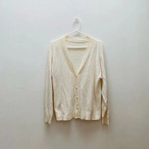 Vintage - V-Neck Button Down  Cardigan